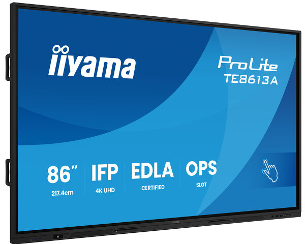 ProLite TE8613A-B1AG - 75" Google EDLA Certified IFP - Interactive display for seamless integration and collaboration in education and enterprise