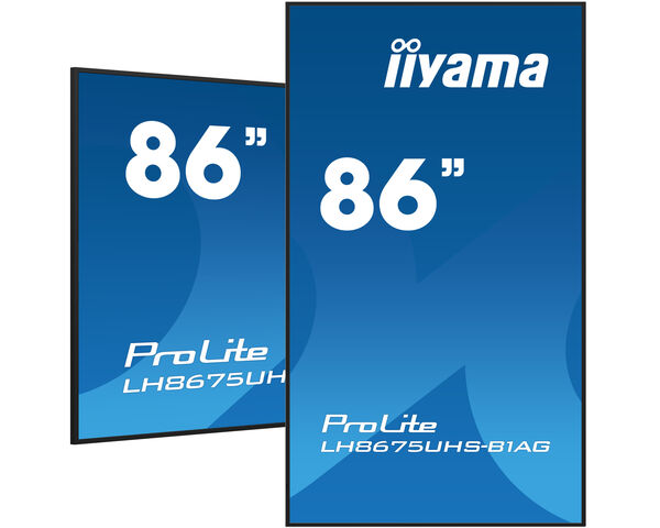 ProLite LH8675UHS-B1AG - 86" 4K UHD Profesyonel Dijital Signage 24/7 ekran, Android OS, FailOver ve Intel® SDM yuvası özellikli