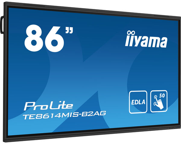 ProLite TE8614MIS-B2AG - 86" Google EDLA Gecertificeerd Interactief display voor naadloze integratie en samenwerking in onderwijs en bedrijfsleven