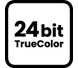 24 bit True Colour